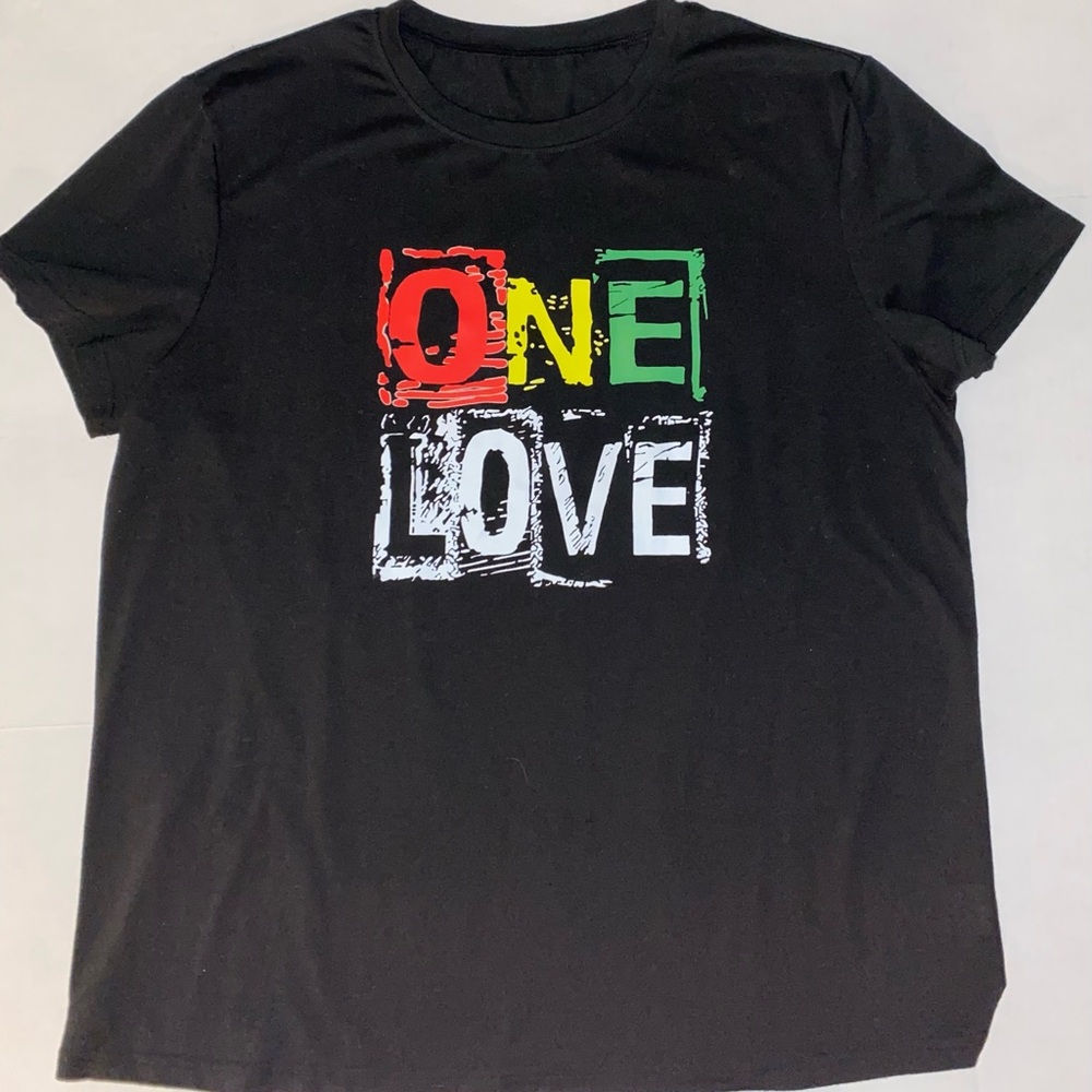 Black One Love Graphic T-Shirt